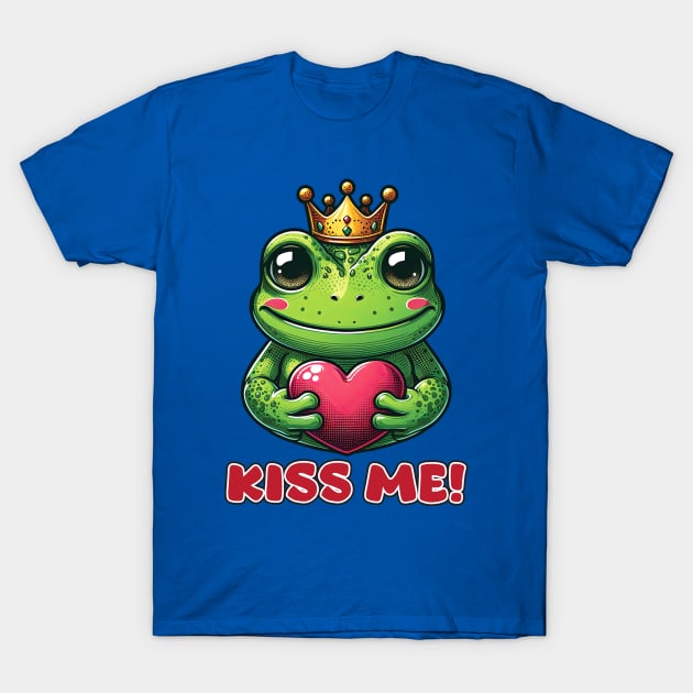 Frog Prince 47 T-Shirt by Houerd